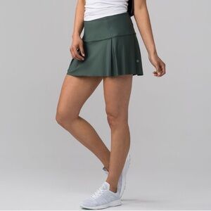lululemon athletica Forest Green Athletic Skort